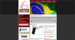 Desktop Screenshot of centraldasarmas.com.br